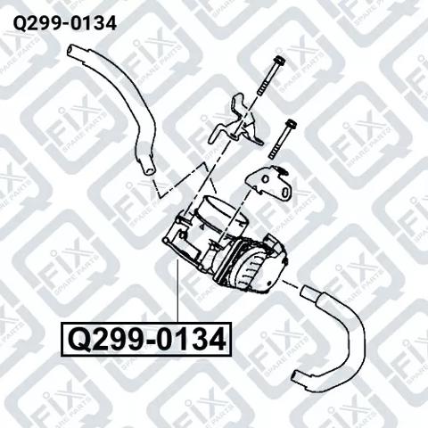 Przepustnica, komplet Q-fix Q2990134