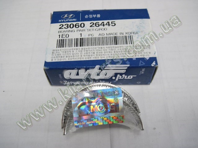 Do koszyka Panewki korbowodowe wału korbowego, zestaw, standardowe (STD) KIA Rio II JB