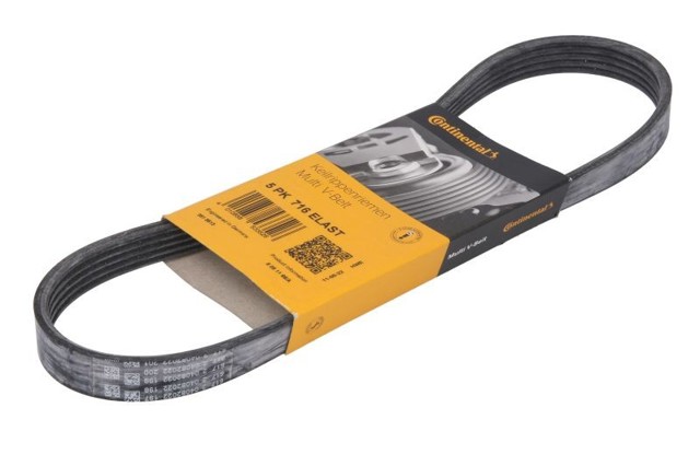 Pas napędowy mechanizmów Continental/Siemens 5PK716ELAST cena, od 13,43 USD