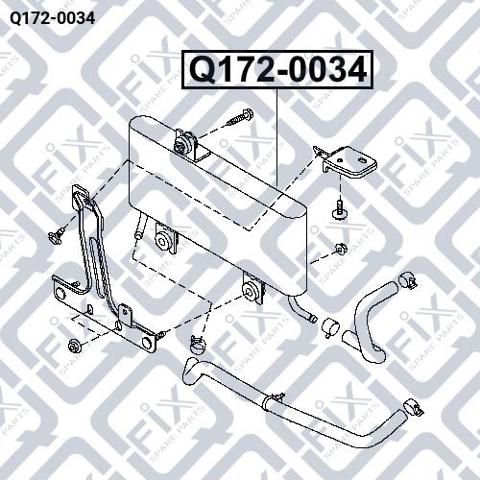 Do koszyka Q1720034 Q-fix Chłodnica automatycznej/mechanicznej skrzyni biegów