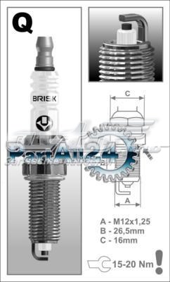 QR15LC1 Brisk Świeca zapłonowa