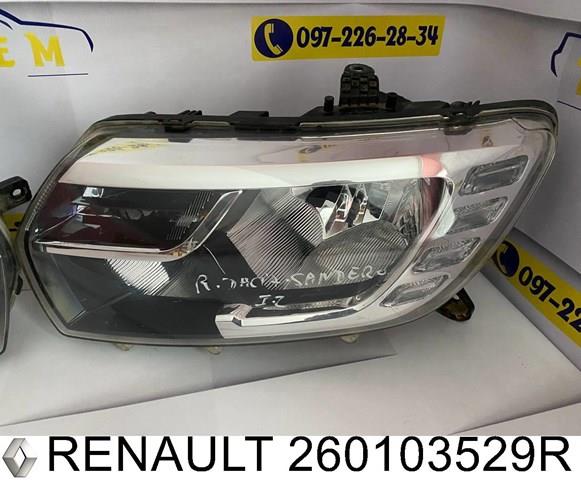 Do koszyka 260605665R Renault (RVI) Reflektor lewy