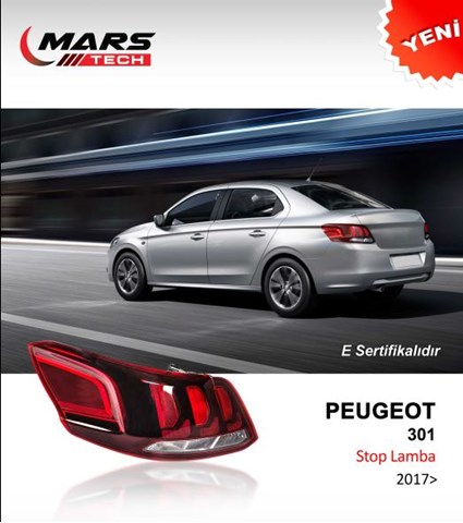Lampa zespolona tylna lewa Peugeot 301 sedana (2013 - 2026) cena, od 34,51 USD
