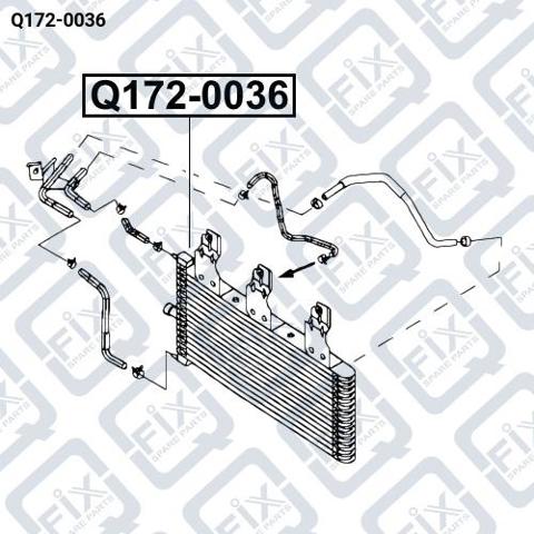 Chłodnica automatycznej/mechanicznej skrzyni biegów Q-fix Q1720036