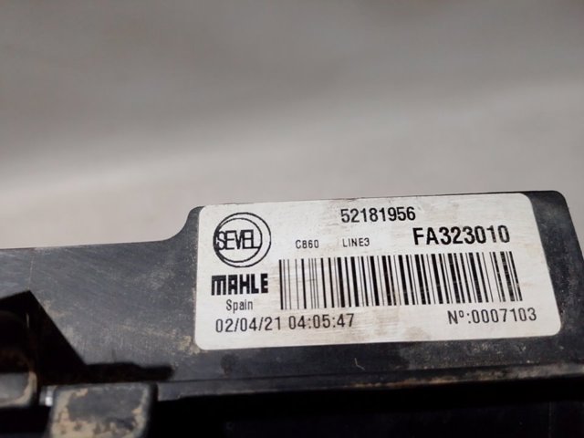 Dyfuzor chłodnicy, w komplecie z silnikiem i wirnikiem Peugeot/Citroen 1671896380 cena, od 171,96 USD