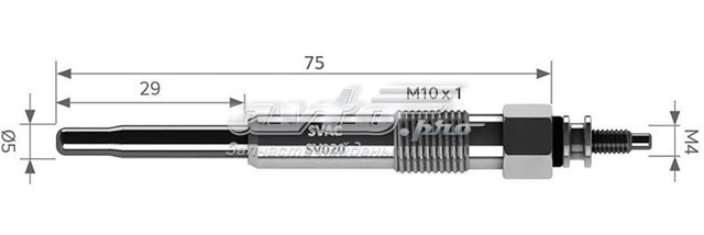 Świeca żarowa SV020 Svac