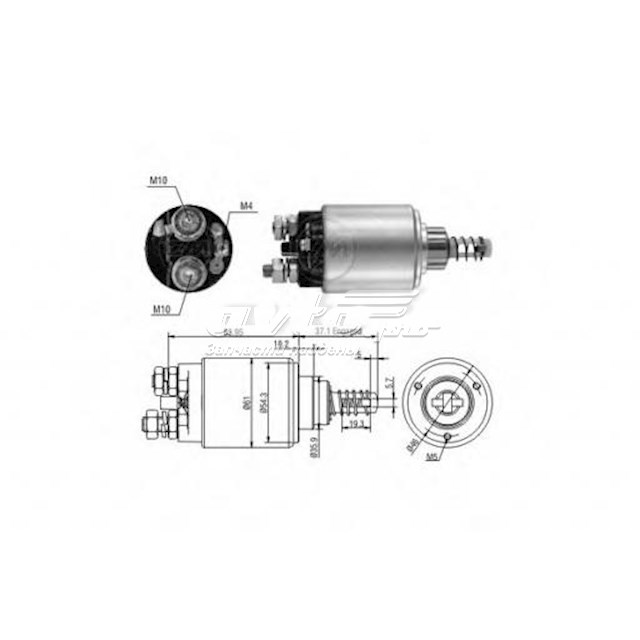 ZM2639 ZM elektromagnes rozrusznika