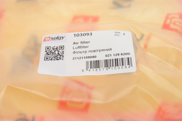 Filtr powietrza Solgy 103093 cena, od 5,39 USD