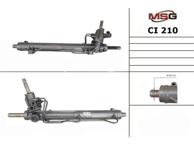 CI210R MSG listwa kierownicza (maglownica)