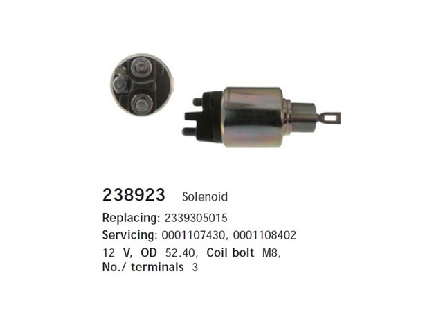 Elektromagnes rozrusznika Cargo 238836 cena, od 48,49 USD
