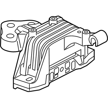 68224907AE Chrysler poduszka (podpora silnika lewa)