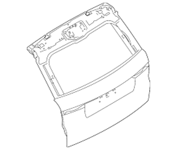 Drzwi tylne (bagażnika 3/5) Land Rover LR080287 cena, od 165,06 USD