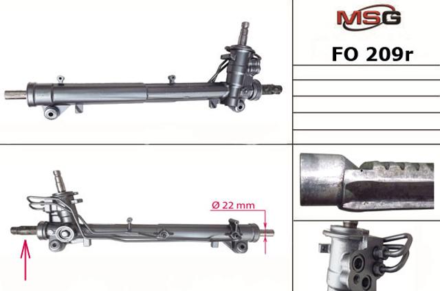 Listwa kierownicza (maglownica) MSG Rebuilding FO209R cena, od 117,64 USD