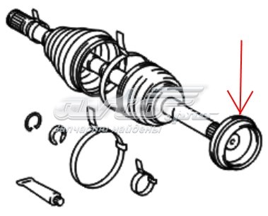 Uszczelniacz półosi mostu przedniego 9030483002 Toyota