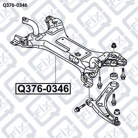 Korpus osi przedniej do Mitsubishi Outlander III GF, GG