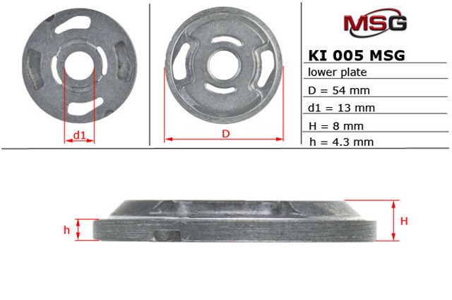 Zestaw naprawczy pompy wspomagania hydraulicznego do KIA Sorento II XM