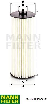 Filtr oleju HU60081Z Mann-Filter
