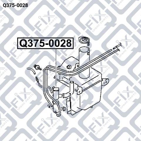 Pompka spryskiwacza szyby przedniej Q-fix Q3750028 cena, od 17,85 USD