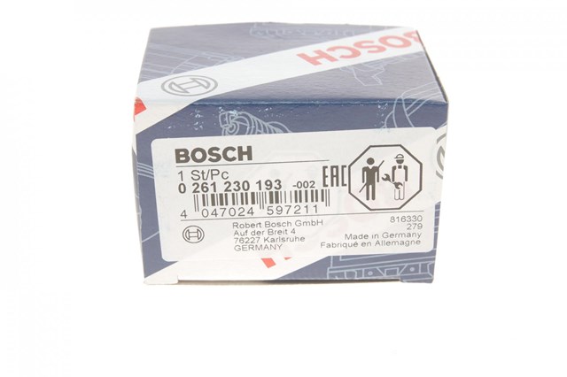 Do koszyka 261230193 Bosch Czujnik ciśnienia doładowania (powietrza w turbinę)