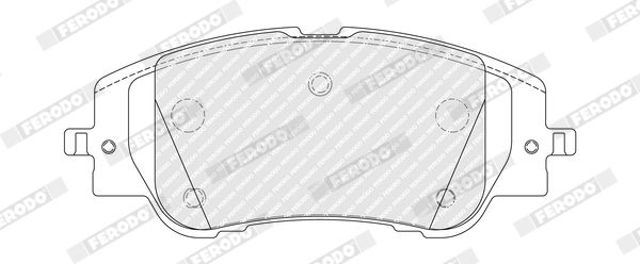 Klocki hamulcowe przednie tarczowe Peugeot/Citroen 1681371180