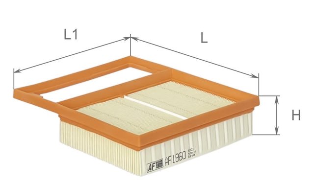 Filtr powietrza Alpha Filter AF1960 cena, od 9,20 USD
