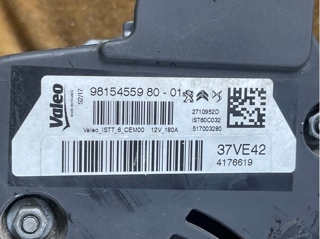 Do koszyka 9815455980 Peugeot/Citroen Alternator