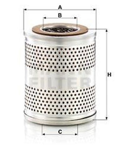 Do koszyka H12631X Mann-Filter Filtr układu hydraulicznego