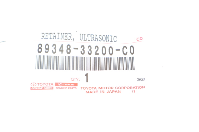 Wspornik czujnika parkowania przedni boczny Toyota 8934833200C0 cena, od 8,25 USD