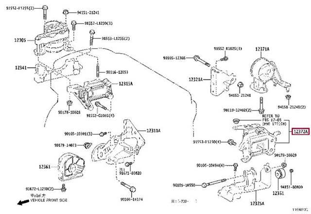  Toyota 1237236080 cena, od 117,33 USD
