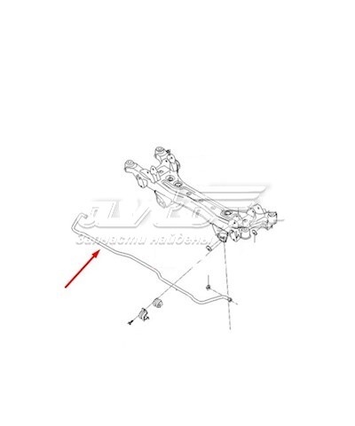 Stabilizator tylny Hyundai Sonata V sedana (NF) (2007 - 2010) cena, od 299,02 USD