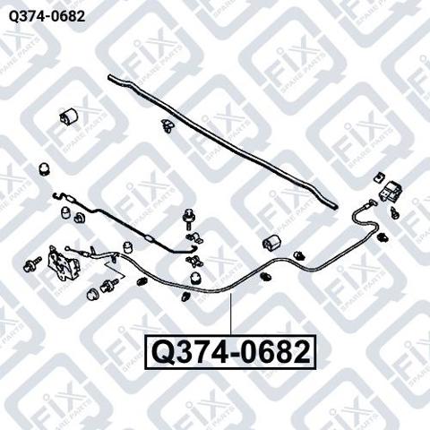Q3740682 Q-fix Linka otwierania maski