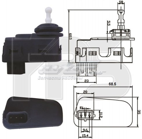 Korektor swiatel FPS FP3217RK1 cena, od 22,40 USD