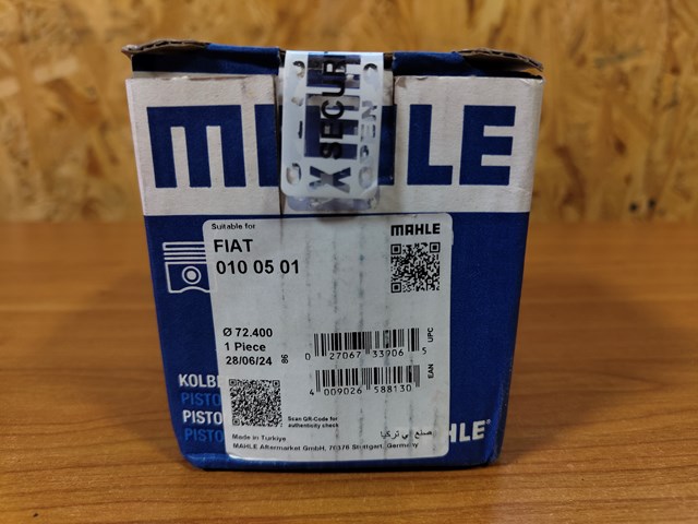 0100501 Mahle Original Tłok, komplet na 1 cylinder, 2. naprawa (+0,50)