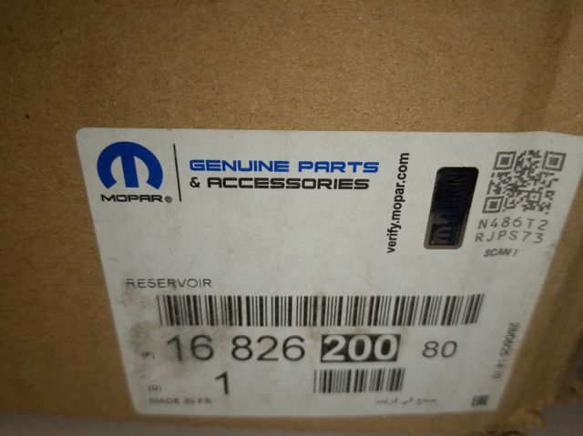 Zbiornik AD BLUE 1682620080 Peugeot/Citroen