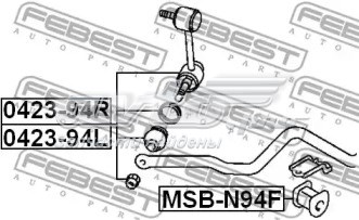 042394R Febest łącznik stabilizatora przedniego prawy