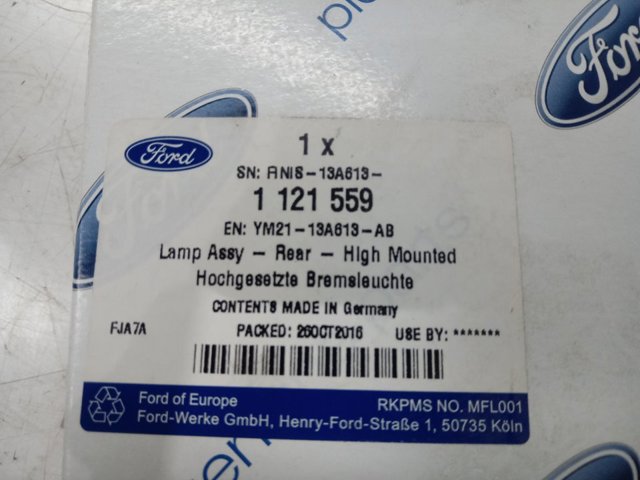 Lampa stop tylna dodatkowa do Ford Galaxy I VY WGR