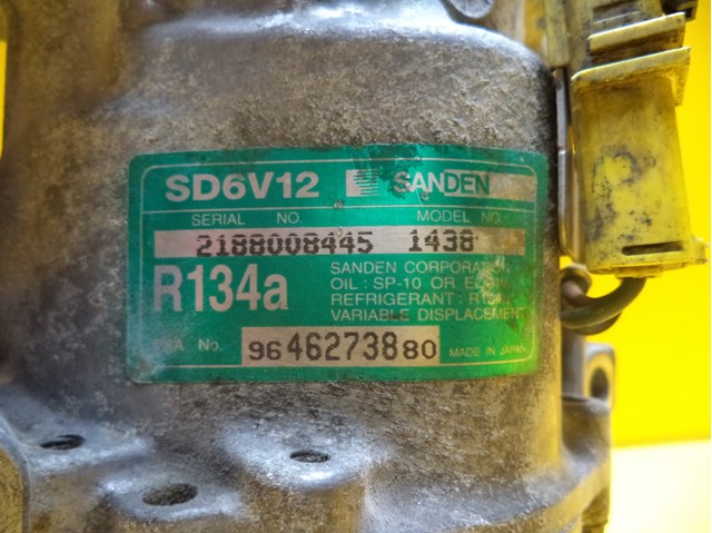 Sprężarka klimatyzacji Peugeot/Citroen 9646273880 cena, od 77,92 USD