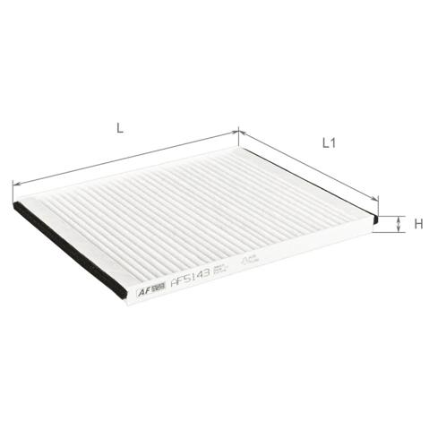 Filtr kabiny Alpha Filter AF5143 cena, od 7,46 USD
