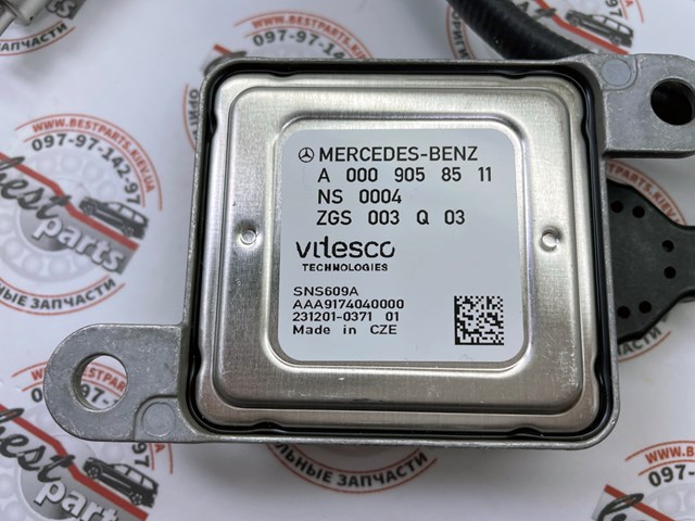 Czujnik tlenków azotu NOX tylny Mercedes A000905851187 cena, od 281,34 USD
