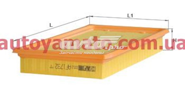 Filtr powietrza Alpha Filter AF1732 cena, od 10,97 USD