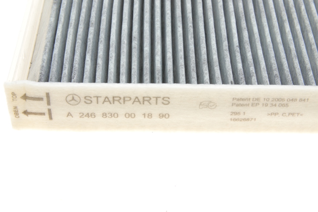 Filtr kabiny Mercedes 246830001890 cena, od 15,18 USD
