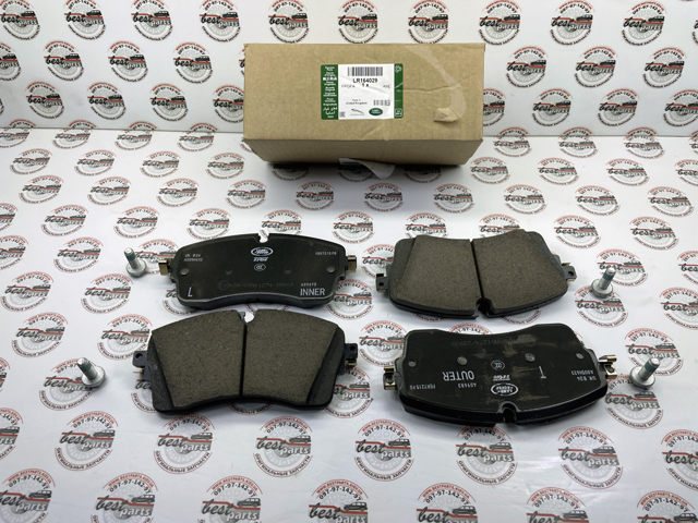 Do koszyka LR164029 Land Rover Klocki hamulcowe przednie tarczowe