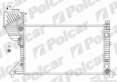 Chłodnica silnika Polcar 506308A1