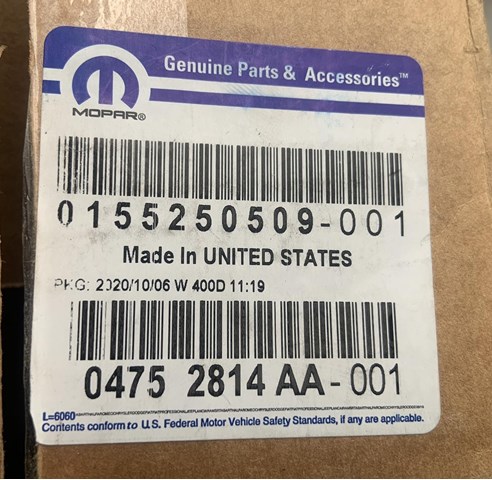 Filtr automatycznej skrzyni biegów Chrysler 04752814AA cena, od 103,76 USD
