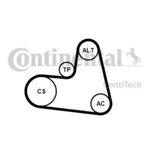 Pasek napędowy mechanizmów, zestaw Continental/Siemens 6PK1217K1 cena, od 63,35 USD