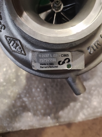 Turbina Fiat/Alfa/Lancia 71797230 cena, od 730,42 USD