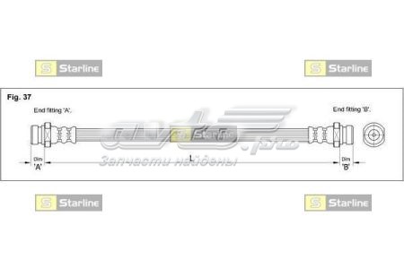 Przewód hamulcowy przedni Hyundai Sonata III sedana (1993 - 1998) cena, od 8,84 USD