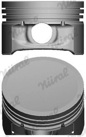 8745000700 Nural Tłok, komplet na 1 cylinder, 2. naprawa (+0,50)