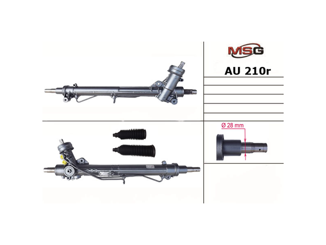 Listwa kierownicza (maglownica) MSG Rebuilding AU209R cena, od 243,70 USD