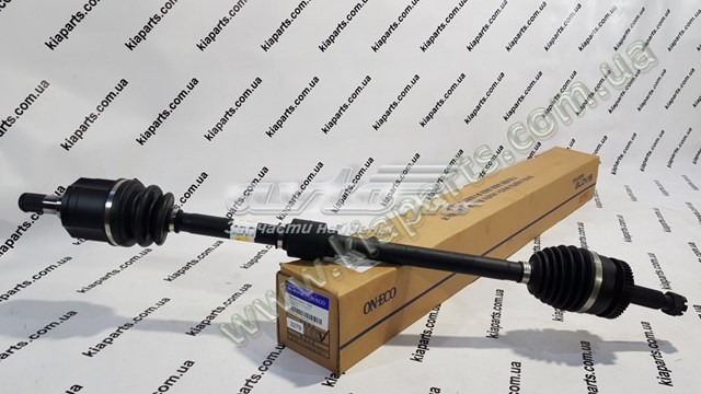 Do koszyka 4950025312 Hyundai/Kia Półoś napędowa przednia prawa